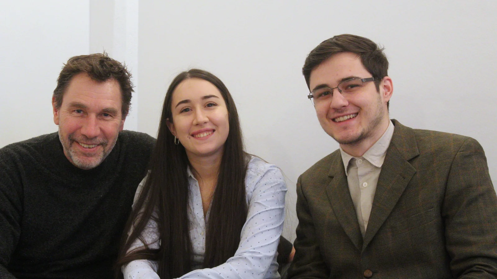 Georg Langebartels, Emina Kapetanovic und Kenan Nazdrajic, das Gründungsteam von Motus Health